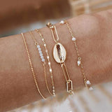 Crystal Marble Charm Bracelets for Women Boho Tassel Bracelet Jewelry Wholesale