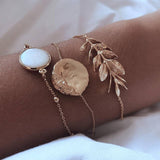 Crystal Marble Charm Bracelets for Women Boho Tassel Bracelet Jewelry Wholesale