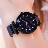 Watch Luxury Magnetic Buckle Mesh Band Quartz Wristwatch Female Rose Gold Diamond Watches zegarek damsk