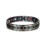 Bracelet Men's Health Bracelets with Hook Buckle Clasp Therapy Bangles