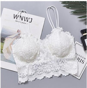 Arrival Women Push Up Wireless Lace Bra Top Women Plus Size Bralette Underwear Lingerie Full Cup