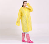 Transparent Raincoat Portable Outdoor Travel Rainwear Waterproof Camping Hooded Ponchos Plastic Rain Cover