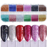 3D Ultrathin Sequins Nail Glitter Flakes