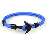 Rope Chain Multilayer Anchor Charm Bracelets And Bangles Men Women Gift