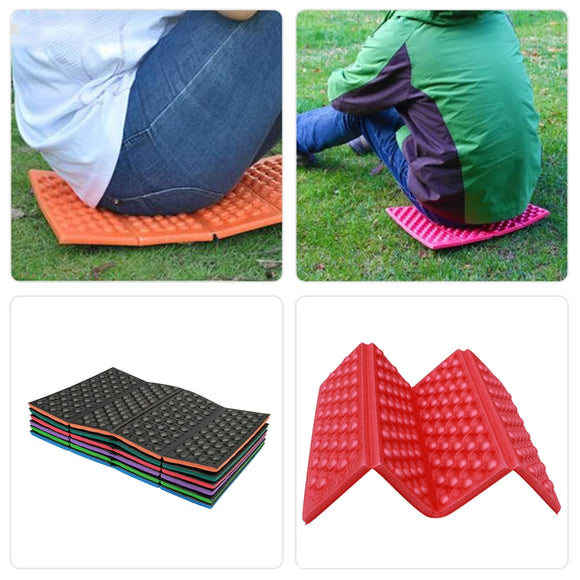 Waterproof Dual Camping Hiking Picnic Portable Cushion Seat Pad Outdoor Folding Camping Moistureproof Cushion Mattress Pad