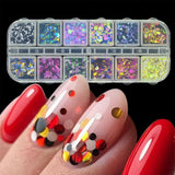 3D Ultrathin Sequins Nail Glitter Flakes