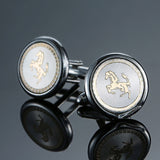 shirt Cufflinks button gold silver anchor rudder pistol bullet aircraft modeling Cufflinks