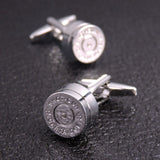 shirt Cufflinks button gold silver anchor rudder pistol bullet aircraft modeling Cufflinks