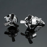 shirt Cufflinks button gold silver anchor rudder pistol bullet aircraft modeling Cufflinks