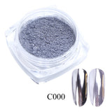 Powder Metallic Color Nail Art UV Gel Polishing Chrome Flakes