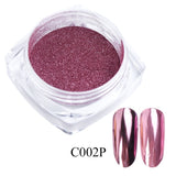 Powder Metallic Color Nail Art UV Gel Polishing Chrome Flakes