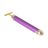 Facial Beauty Roller Massager Stick Lift Skin Tightening Wrinkle Bar Slimming Face roller   24k Gold Colour Vibration