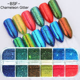 3D Ultrathin Sequins Nail Glitter Flakes