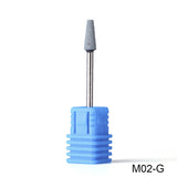 Rubber Silicone Ceramic Milling Burr Nail Art Cutter Polishing Buffer Files Electric Machine Drill Bit TR065