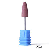 Rubber Silicone Ceramic Milling Burr Nail Art Cutter Polishing Buffer Files Electric Machine Drill Bit TR065